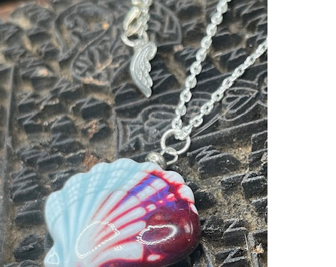 Ceramic Shell Necklace