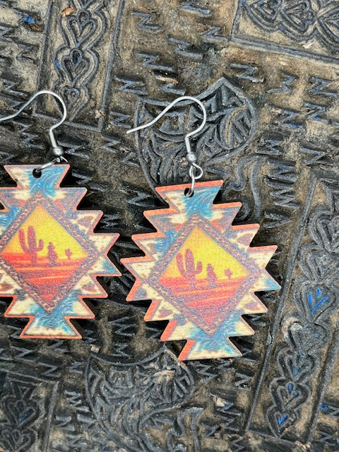 Sun Set Earring