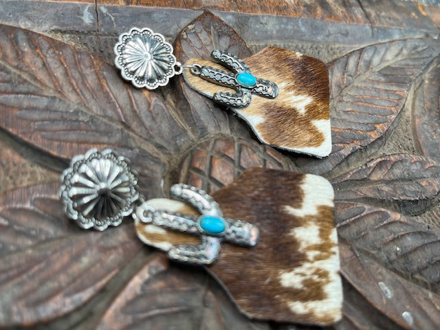 Brown Hair on Cow Tag