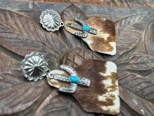 Brown Hair on Cow Tag