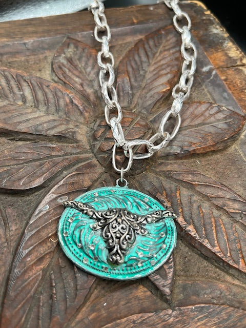 Long Horn Necklace