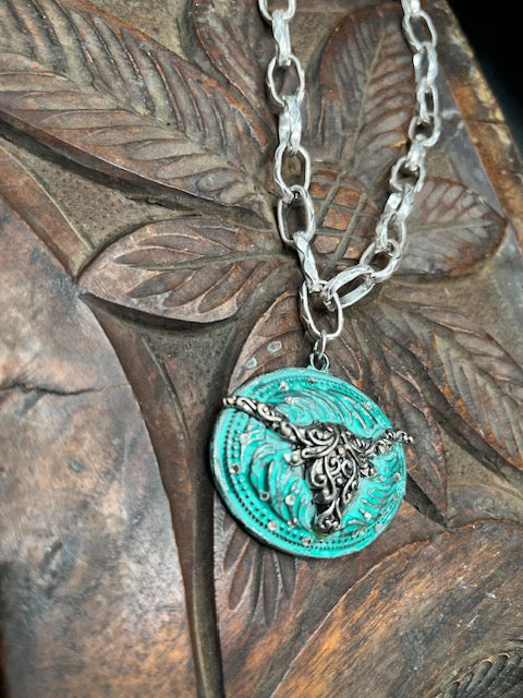Long Horn Necklace