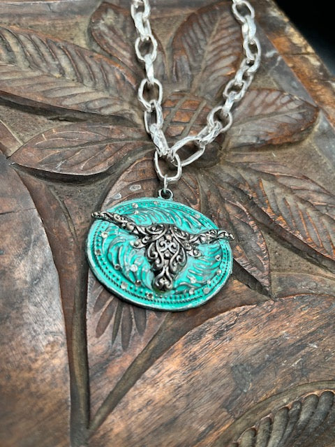 Long Horn Necklace