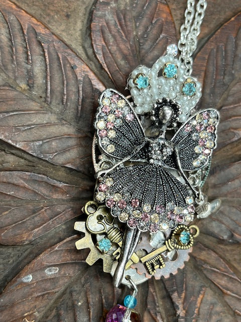 hand made fairy necklace C Rainwater Artisian jewelry