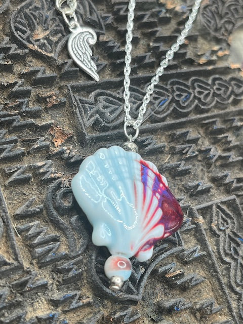 Ceramic Shell Necklace