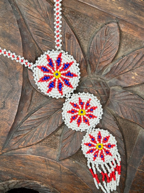 Three Stars Beaded necklaces