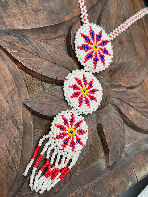 Three Stars Beaded necklaces