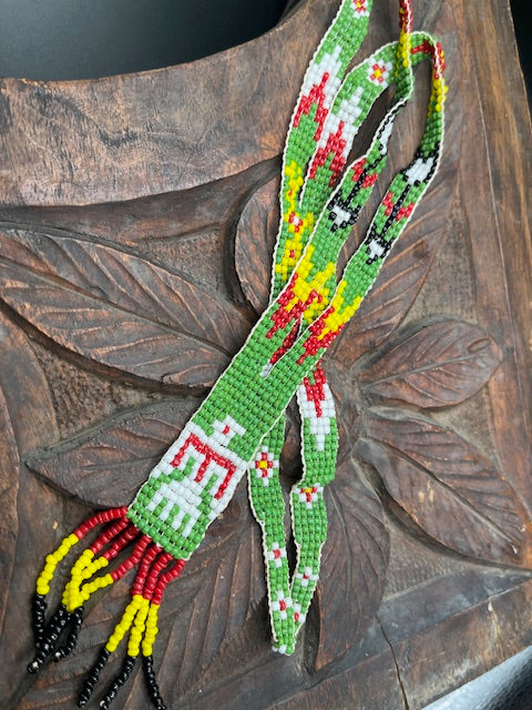 Green Thunder bird regalia