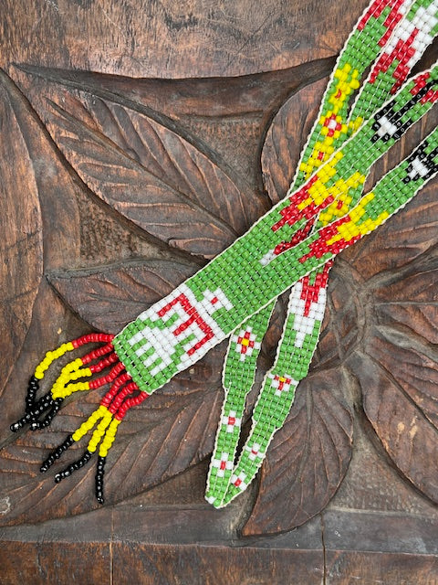 Green Thunder bird regalia