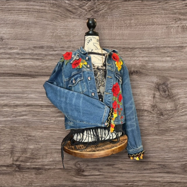 Day of Dead Jean Jacket